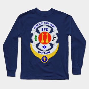 STATION 19 - CAPTAIN - BADGE Long Sleeve T-Shirt